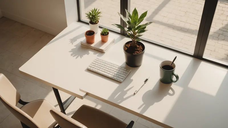 Empty desk representing low EAP utilization