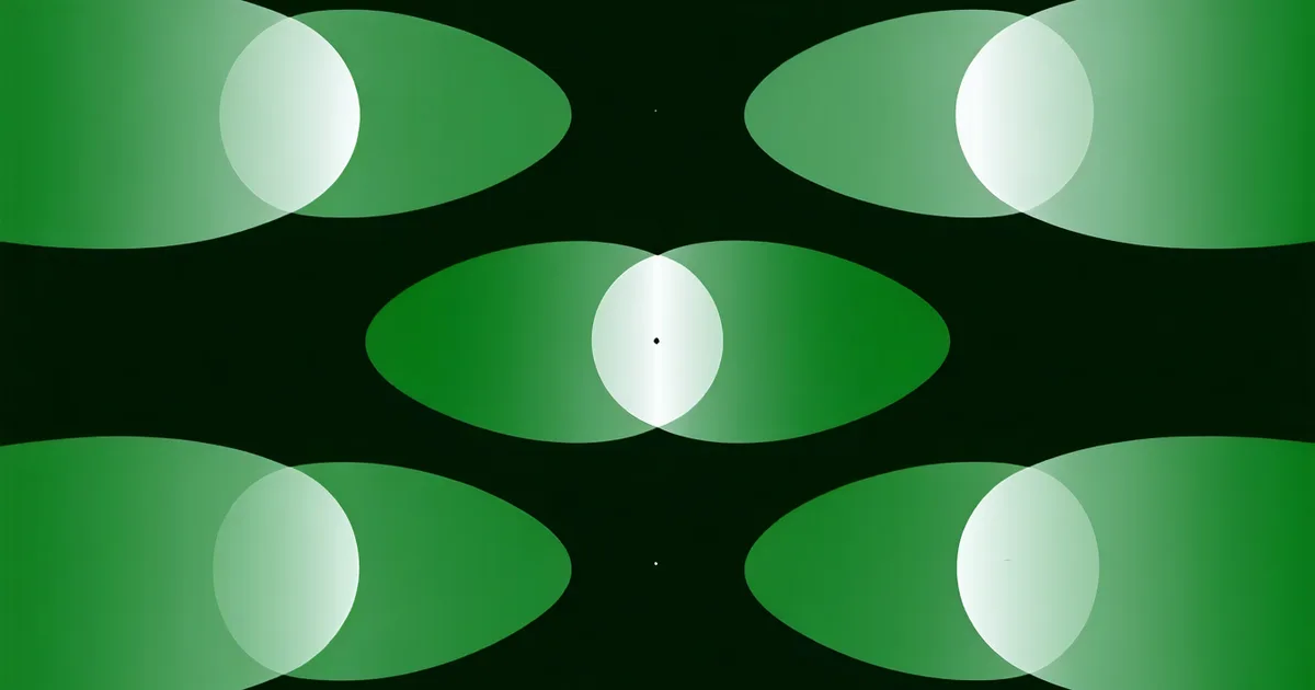 Abstract visualization of covariance matrices being re-centered around a reference distribution