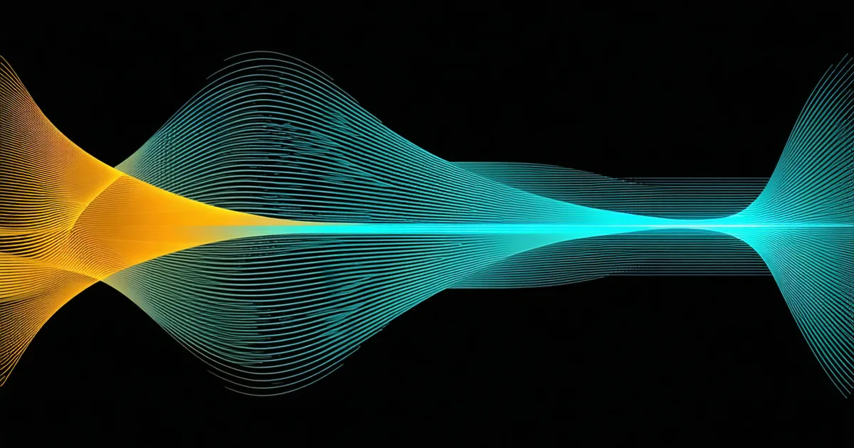 Abstract visualization of two diverging paths representing online vs offline calibration